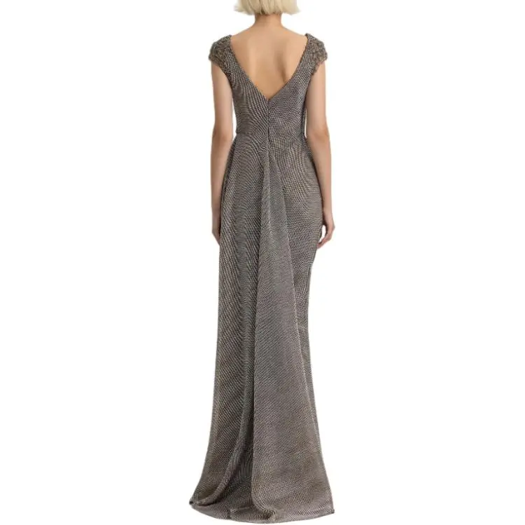 Gemy Maalouf Short-Sleeved Dresses Women's Silver-3