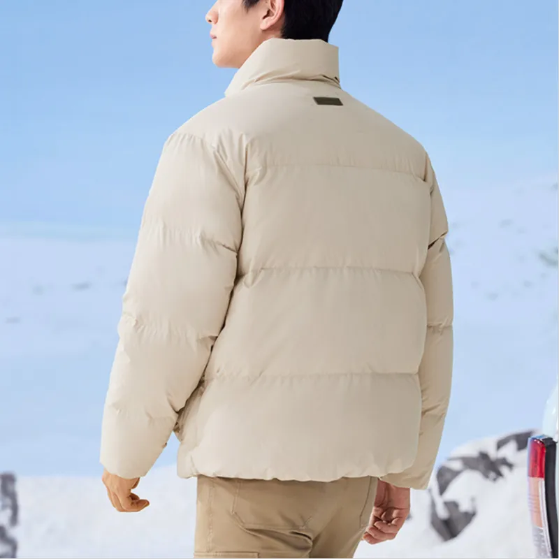 Skechers Sports Alliance Series FW24 Puffer Jacket Unisex Light Brown-3