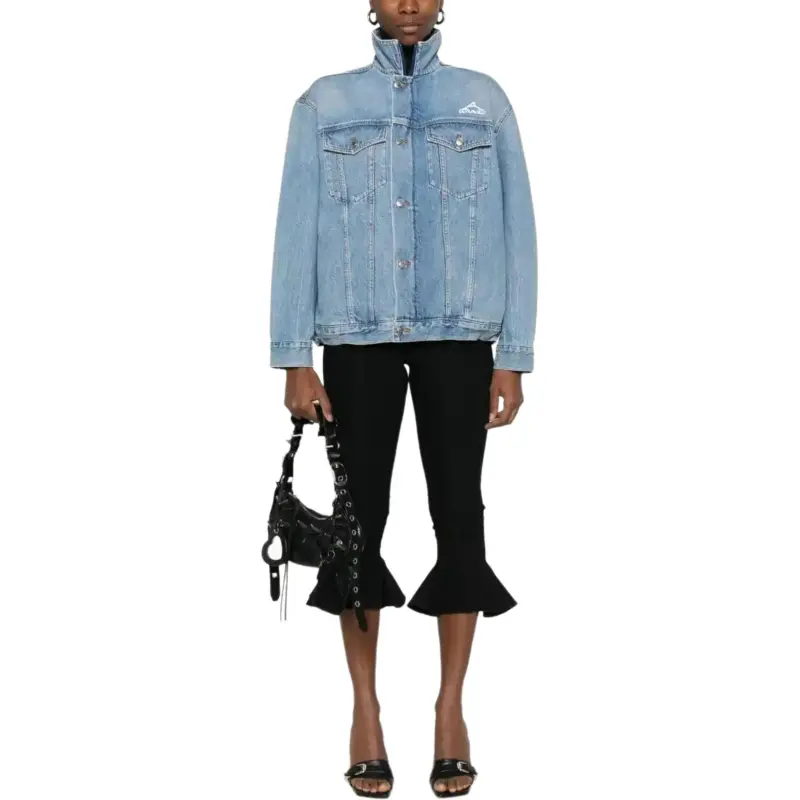 Alexander Wang 5 Pocket Track Jacket Vintage Light Indigo-2
