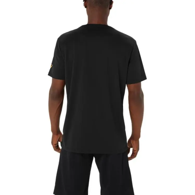 Asics T Shirts Men Black-3