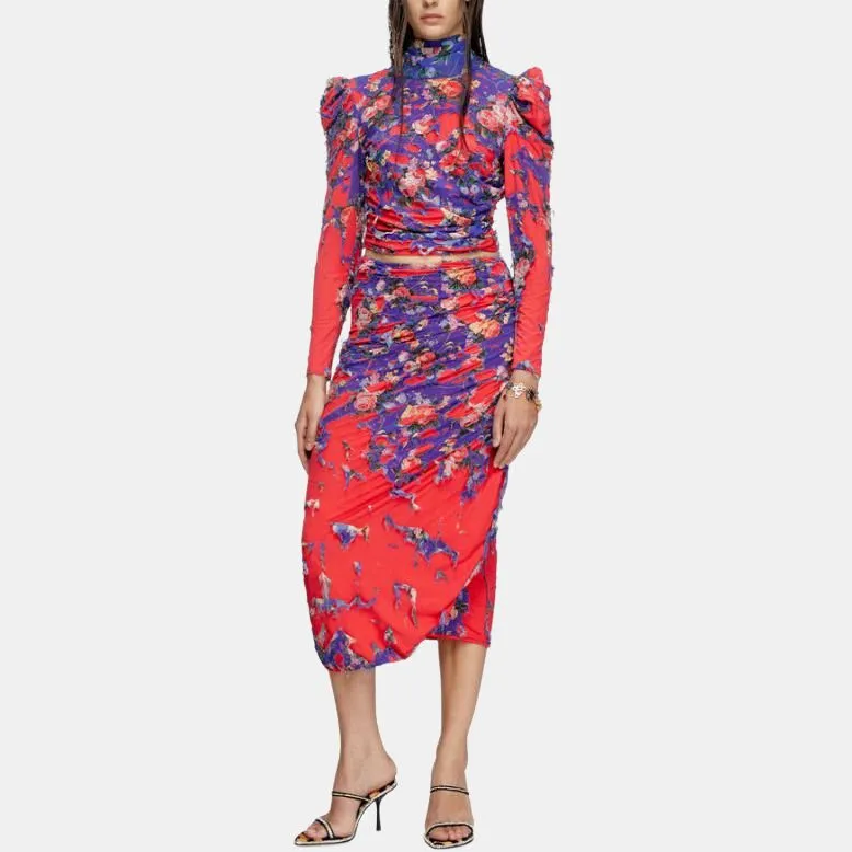 DIESEL T-Floyal Floral Printed Top-1