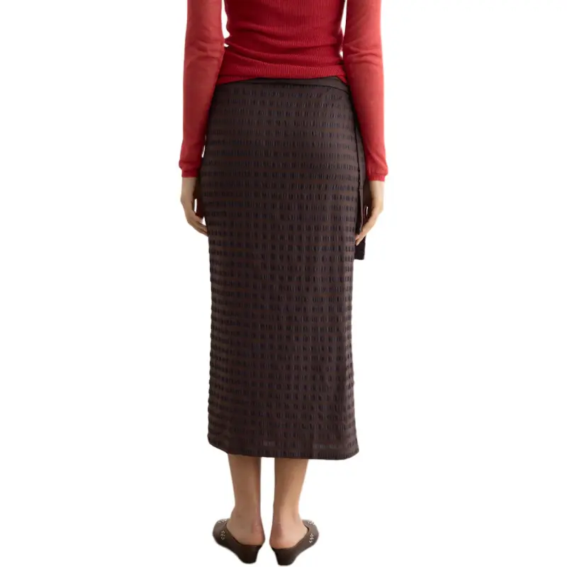 Paloma wool Casual Long Skirt Women's Lilac-1