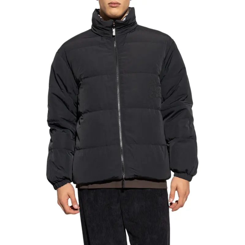 Burberry Checked Hooded Reversible Jacket-4