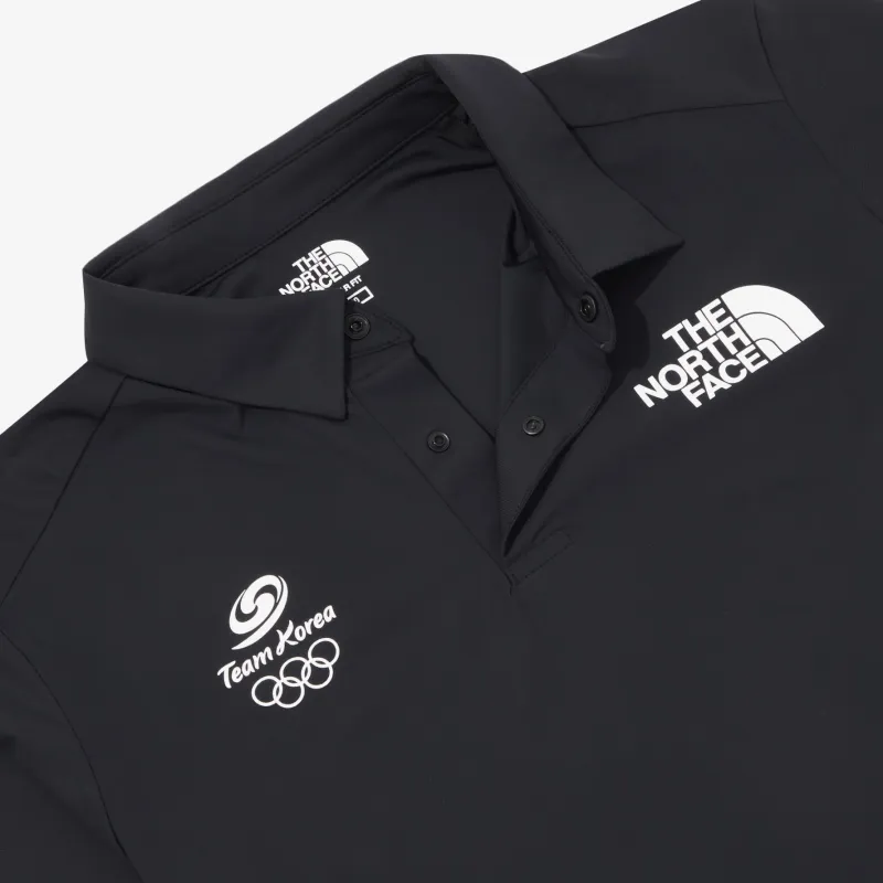 THE NORTH FACE PO TEAMKOREA ICE DAY Polo Shirt Men's Black-2