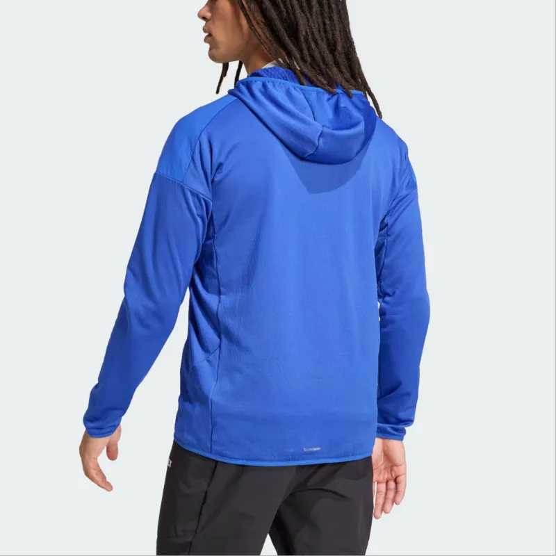 Adidas Free Shipping With AdiClub Terrex Xperior Climawarm+ Wind Light Fleece Hooded Jacket-3