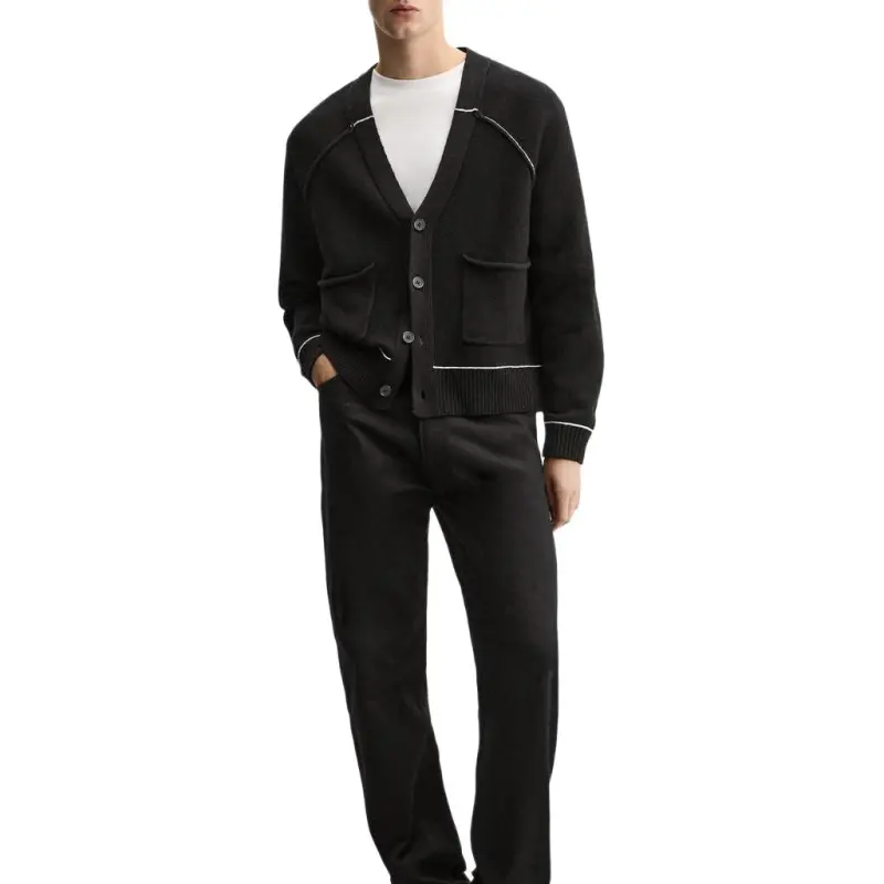 ZARA Knitwear Men Black-3