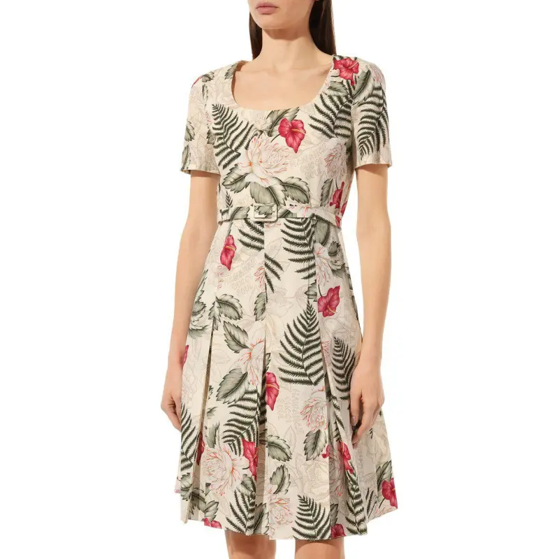 GUCCI Short Sleeved Dresses Women's Multicolor-4