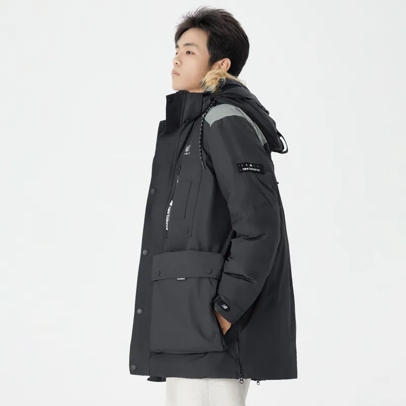韓国発! コン・ユ着用!【New Balance】Active light down jacket New Balance Down Jacket Winter Unisex Black L - POIZON