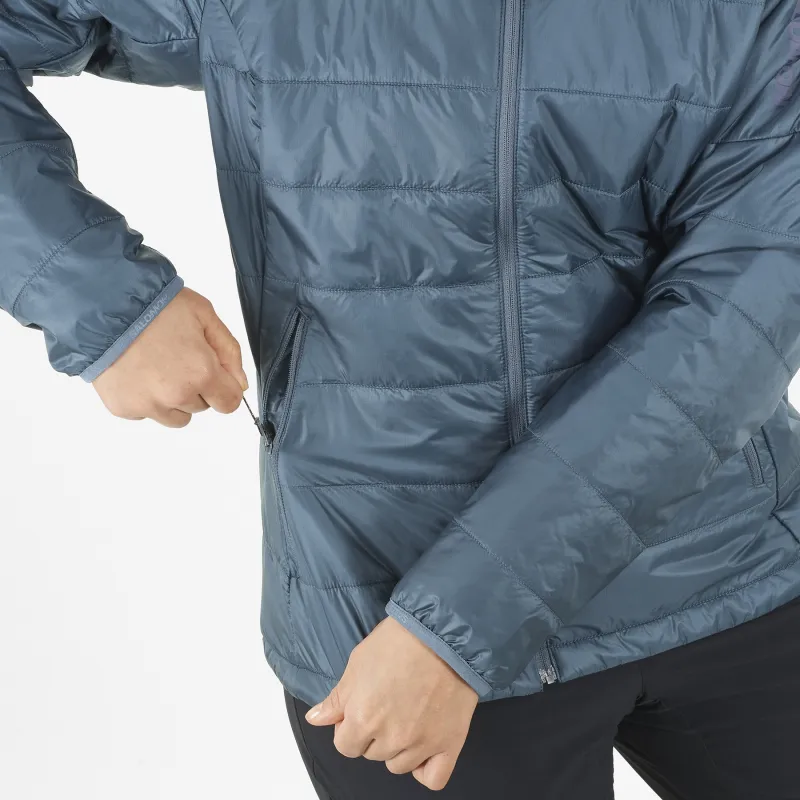 SALOMON OUTLINE Down Jacket Women's Midnight Marine-4