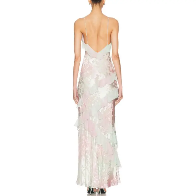 LOVESHACKFANCY Ruffled Long Dress-1