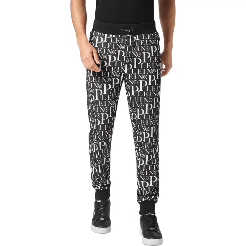 PHILIPP PLEIN All over Logo print Track Pants-1
