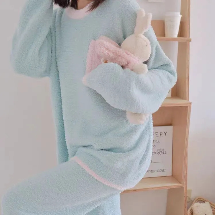 WANANNI Pajama Set Women's Sky Blue-4