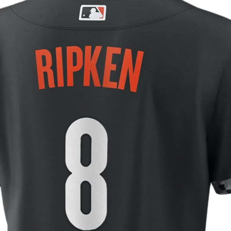 Nike MLB Collaboration Baltimore Orioles City Connect Cal Ripken Baseball Jacket Women's Black-3