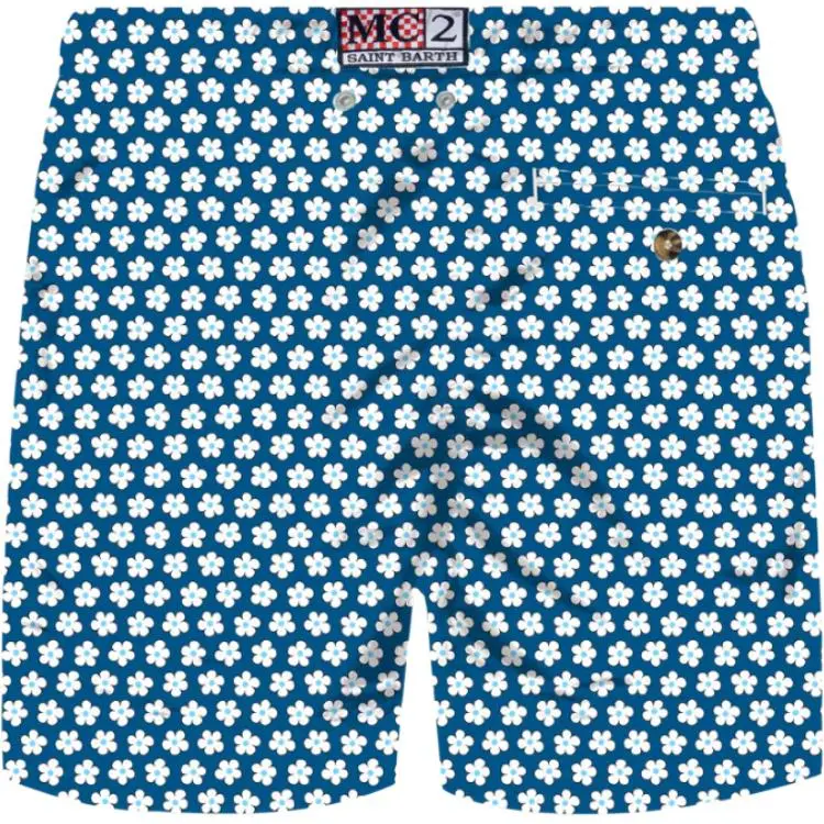 MC2 SAINT BARTHELEMY Swimming Shorts Men's Marine Blue-1