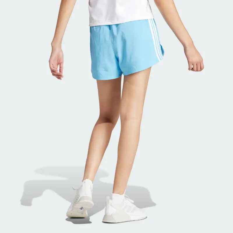 Adidas Pacer Training Casual Shorts Women's Blue-3
