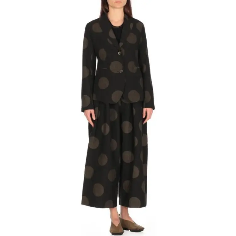 UMA WANG Dot Printed Single Breasted Jacket-1