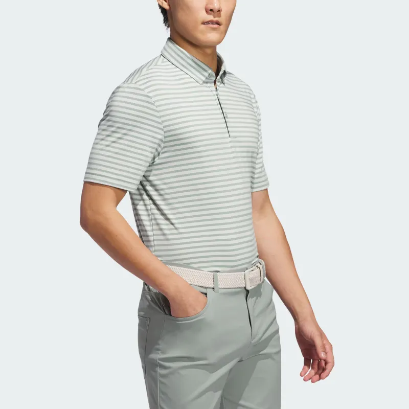 Adidas Ultimate365 Polo Shirt Men's Dusty Green/Miracle Silver-3