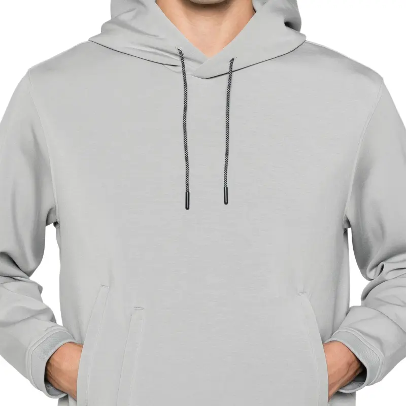EMPORIO ARMANI Long Sleeved Drawstring Hoodie-4