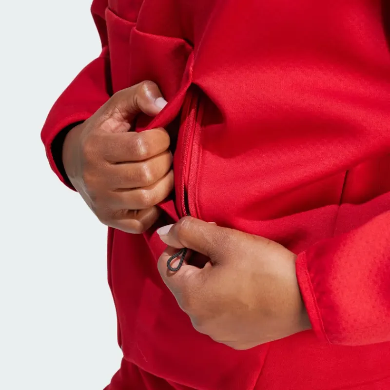 Adidas Z.N.E. Full Zip Hoodie Team Power Red 2-4