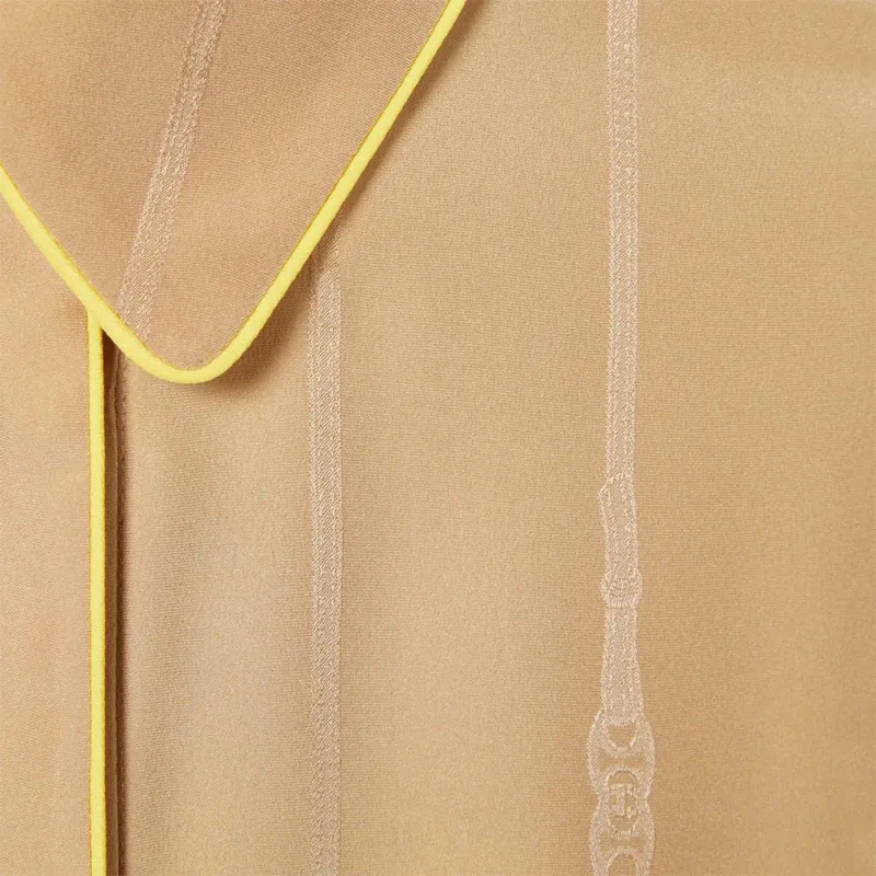 GUCCI SS25 Long Sleeved Dresses Women's Caramel-6