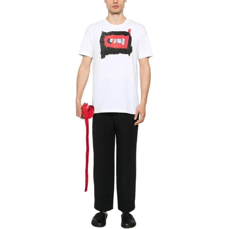 MARNI Painted Collage Logo Jersey T Shirt-2