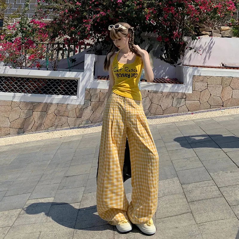 OROI Casual Pants Women's Yellow-6
