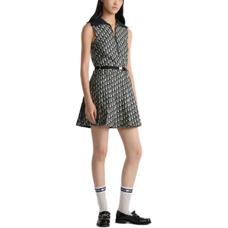 DIOR Pleated Short Dress-3