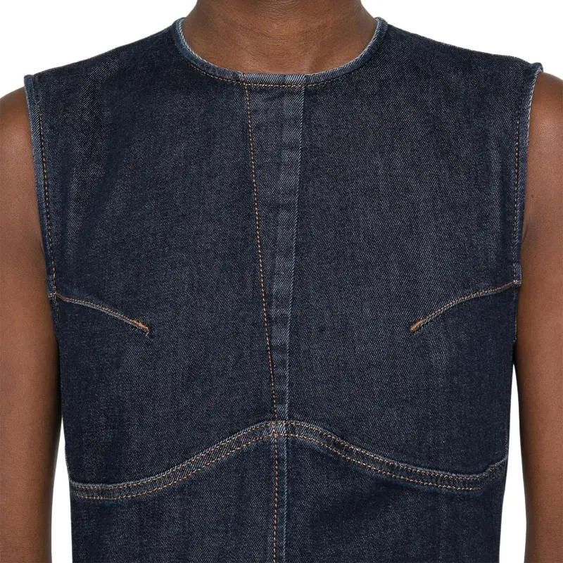 SportMax Geranio Denim Midi Dress-4