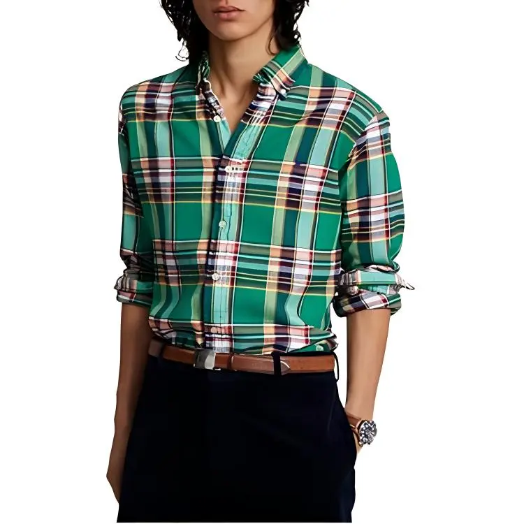 Polo Ralph Lauren SS24 Shirt Men's Green-2