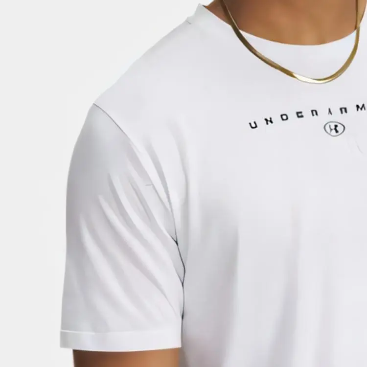 Under Armour Stacked T Shirt Men's White-3