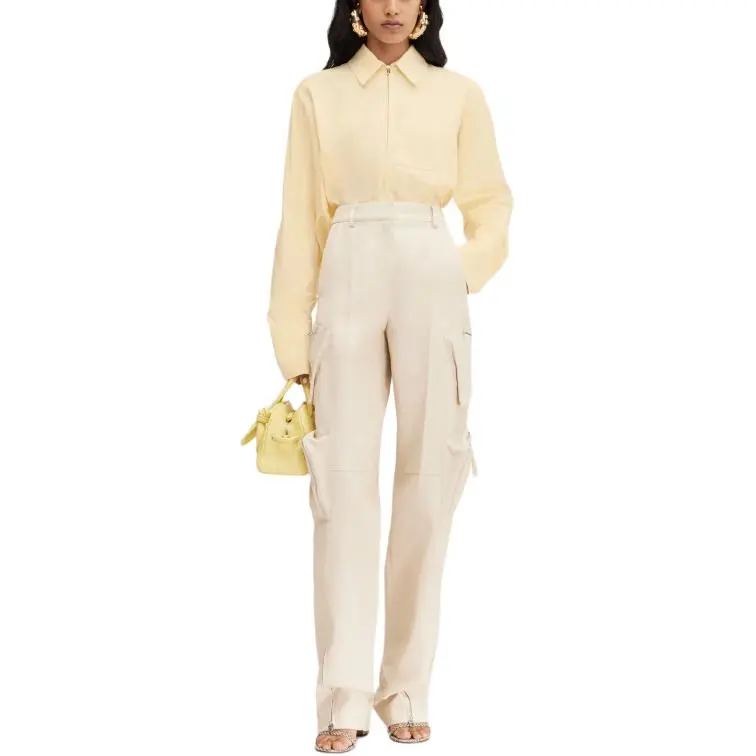 Jacquemus Collared Zip Up Cropped Jacket-2