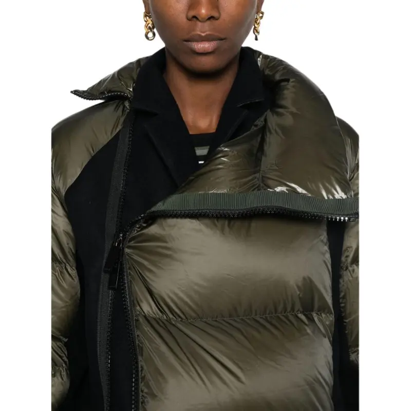 Sacai Ripstop Padded Jacket 'Khaki/Navy'-4