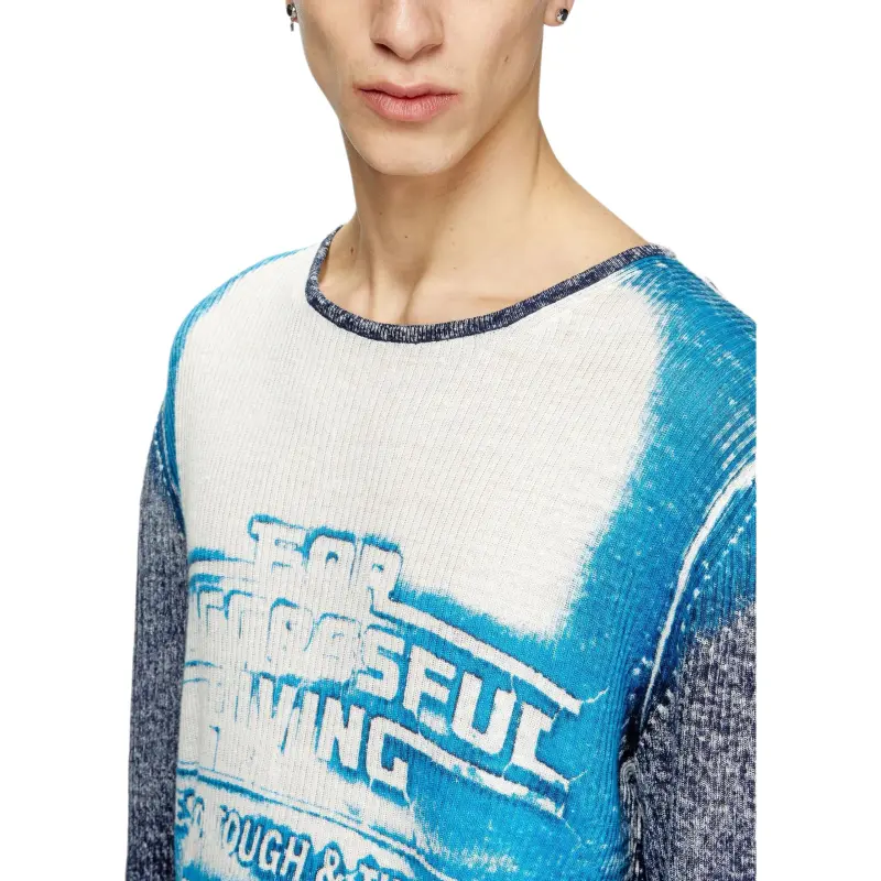 DIESEL K Rod Logo Graphic Jumper-4