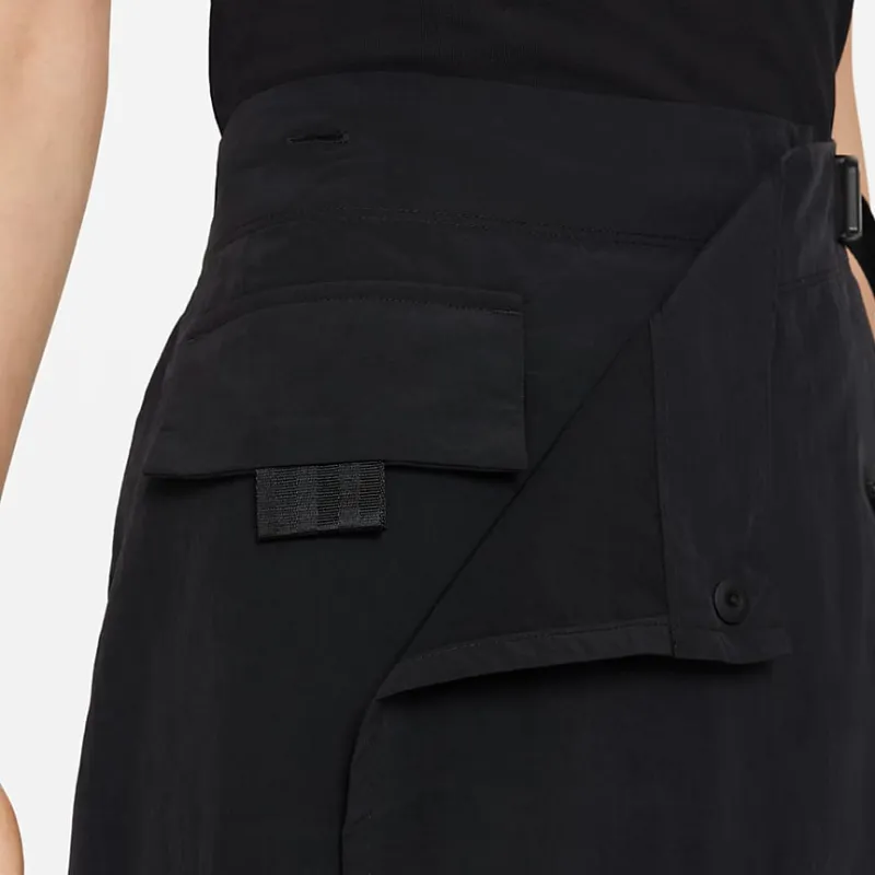 Nike SPORTSWEAR TECH PACK Casual Long Skirts Women's Black-3