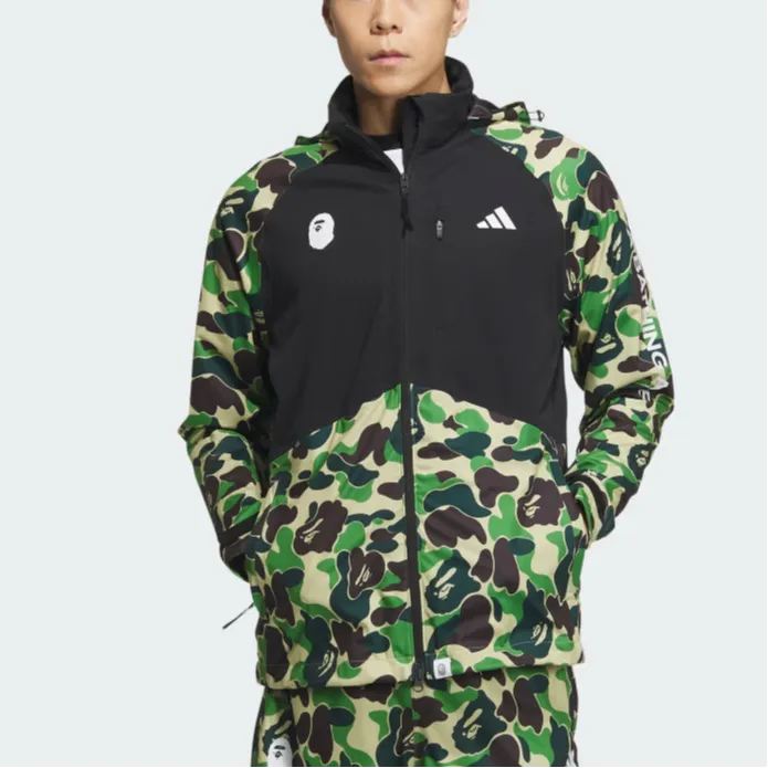 A BATHING APE X Adidas Golf ABC Camo Jacket - POIZON A BATHING APE X Adidas Golf ABC Camo Jacket - POIZON