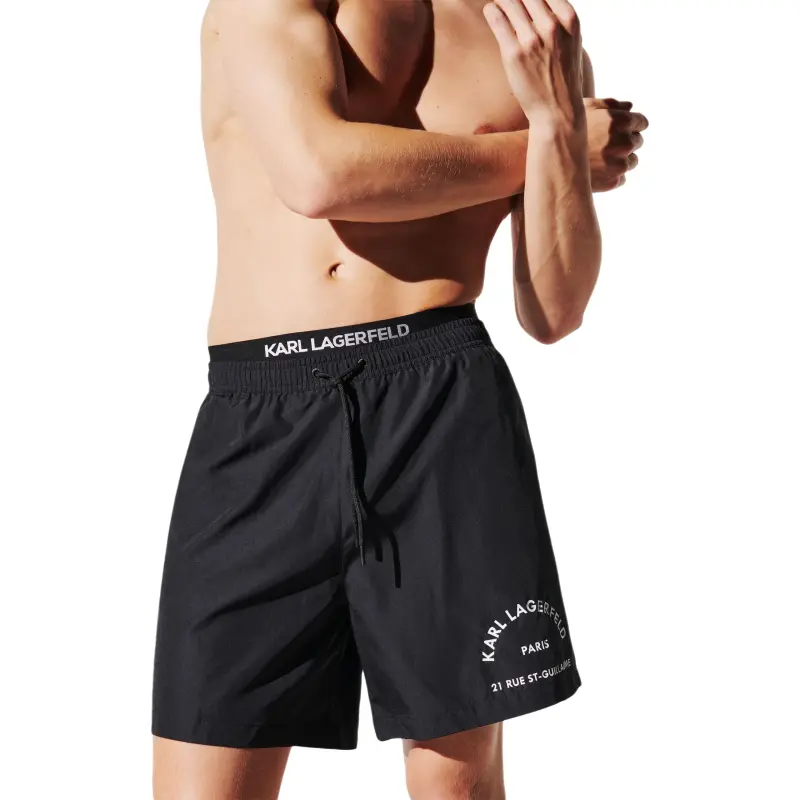 KARL LAGERFELD / Karl Lagerfeld Jeans Rue St Guillaume Swim Shorts-1