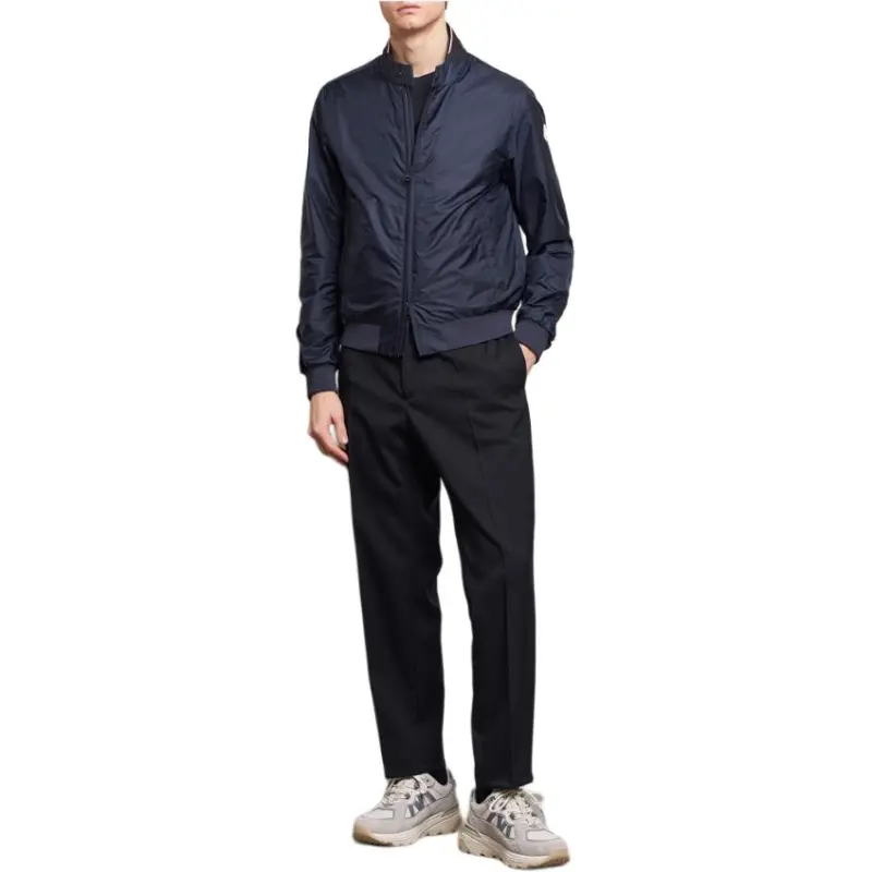 Moncler Jackets Coats Men's Marine Blue-3