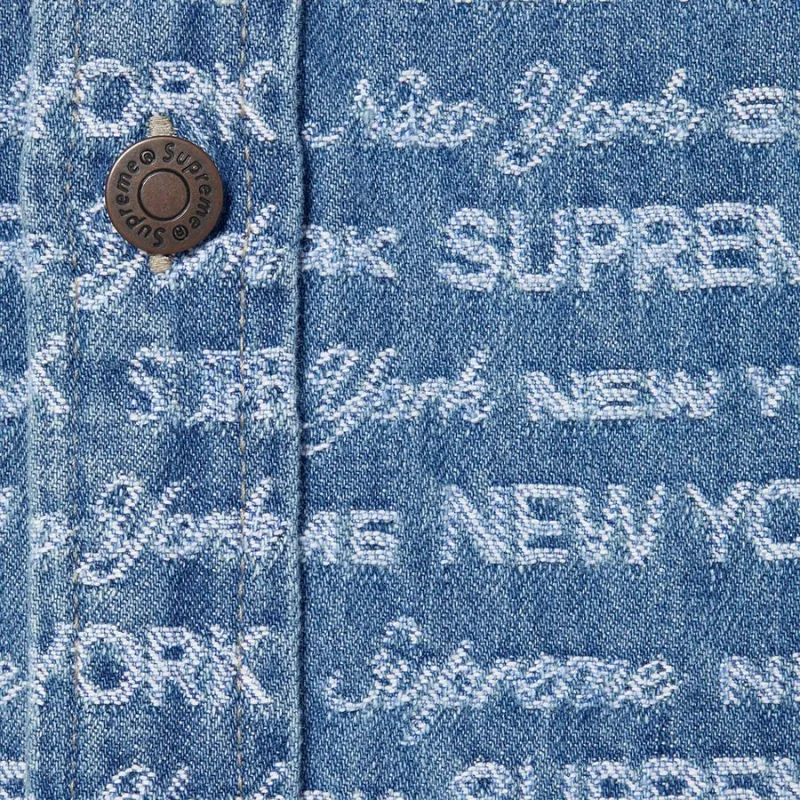 Supreme Multi Type Jacquard Denim Shirt-3