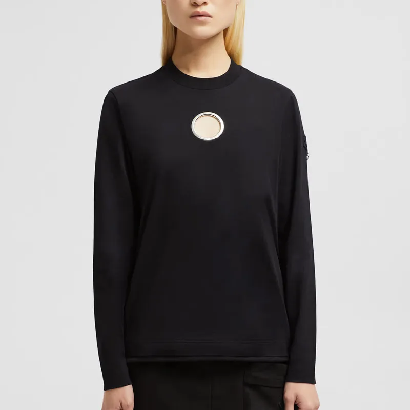 MONCLER GENIUS Moncler X Willow Smith Long Sleeve Eyelet T Shirt-1
