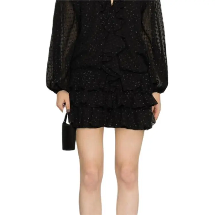 Blumarine Fil Coupé Ruffled Minidress-4