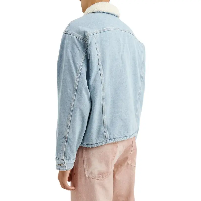 ERL X Levi's Sherpa Trucker Denim Jacket-4
