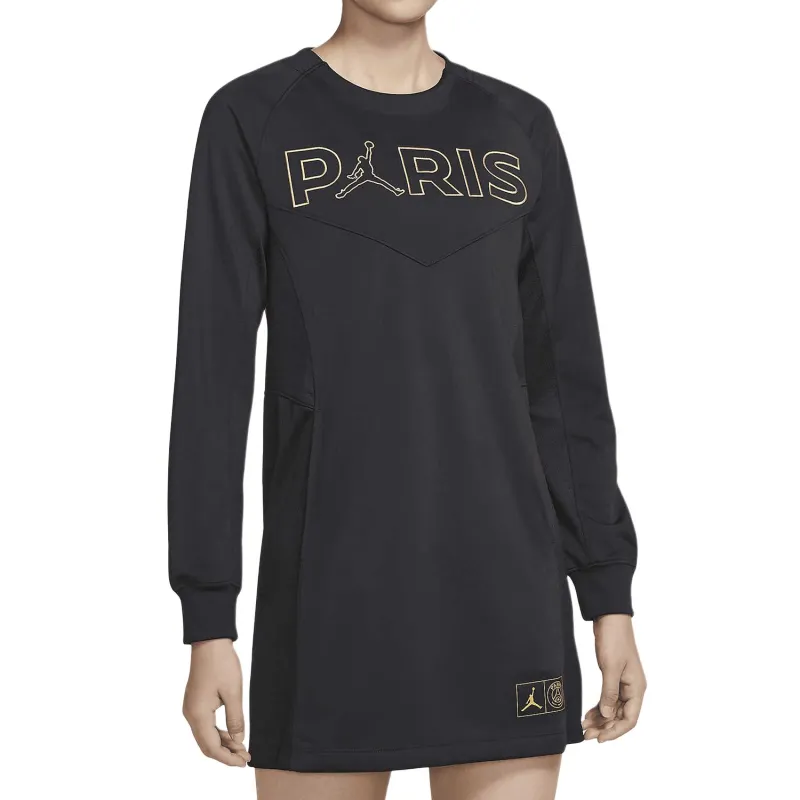 Jordan Long Sleeved Dress Women's Black-2