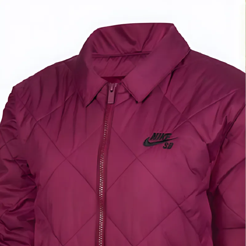 Nike Puffer Jacket Winter Unisex Burgundy-4