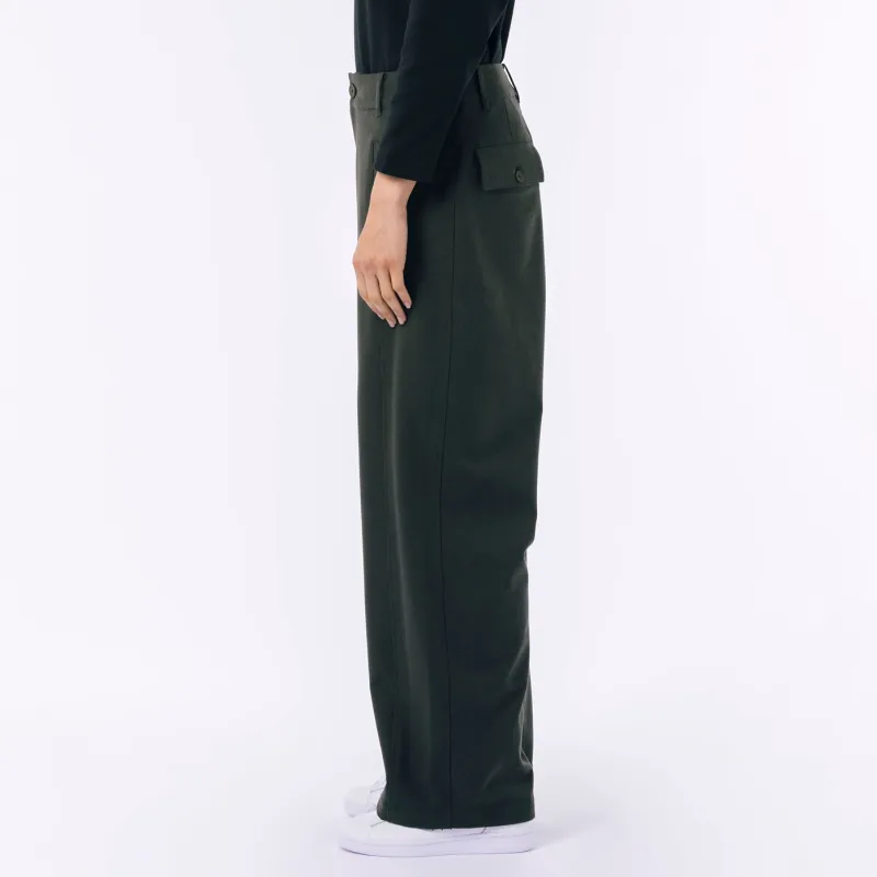 LACOSTE Casual Pants Women's Khaki Olive-2