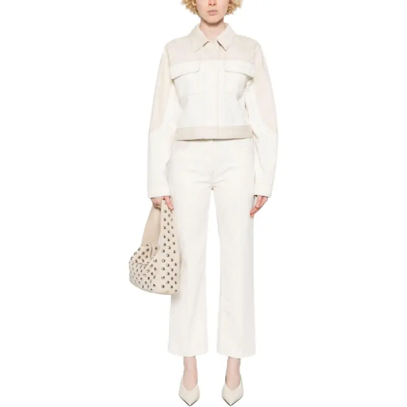 FENDI Panelled Button Up Jacket-2