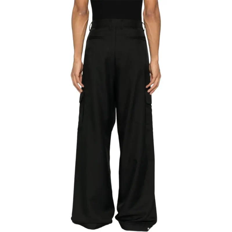OFF WHITE Wide leg Cargo Trousers-4