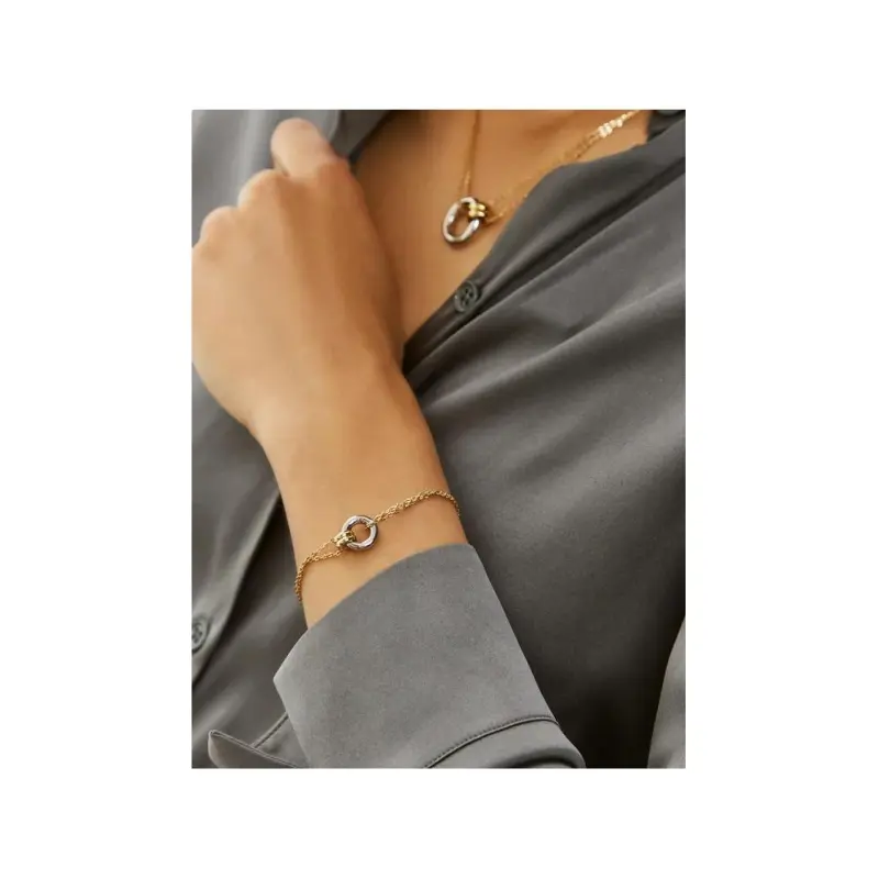 CALVIN KLEIN Titanium Steel Bracelets Women's Gold-3