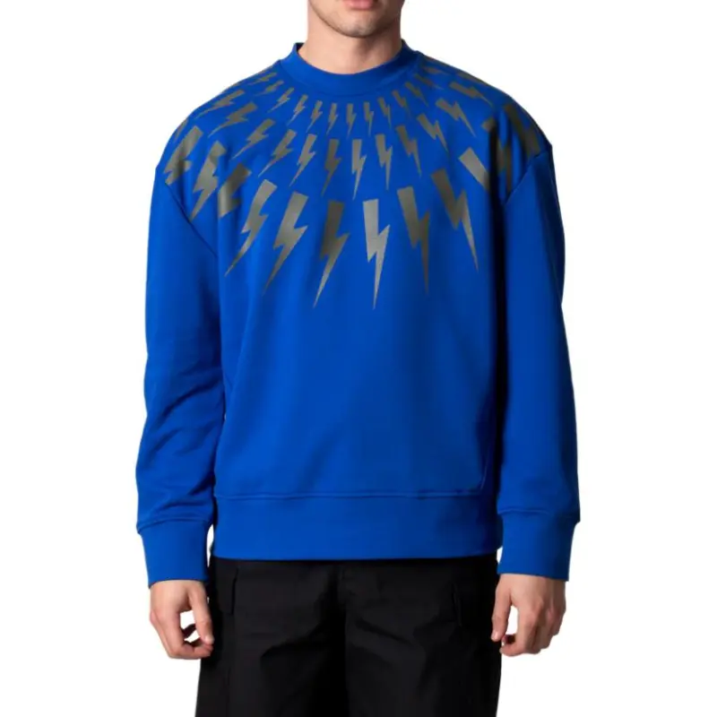 Neil Barrett Sweatshirts Men Blue-2
