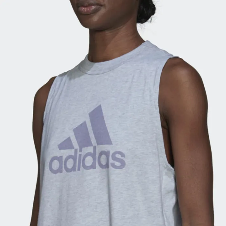 Adidas Sleeveless Dresses Women's Gray-4