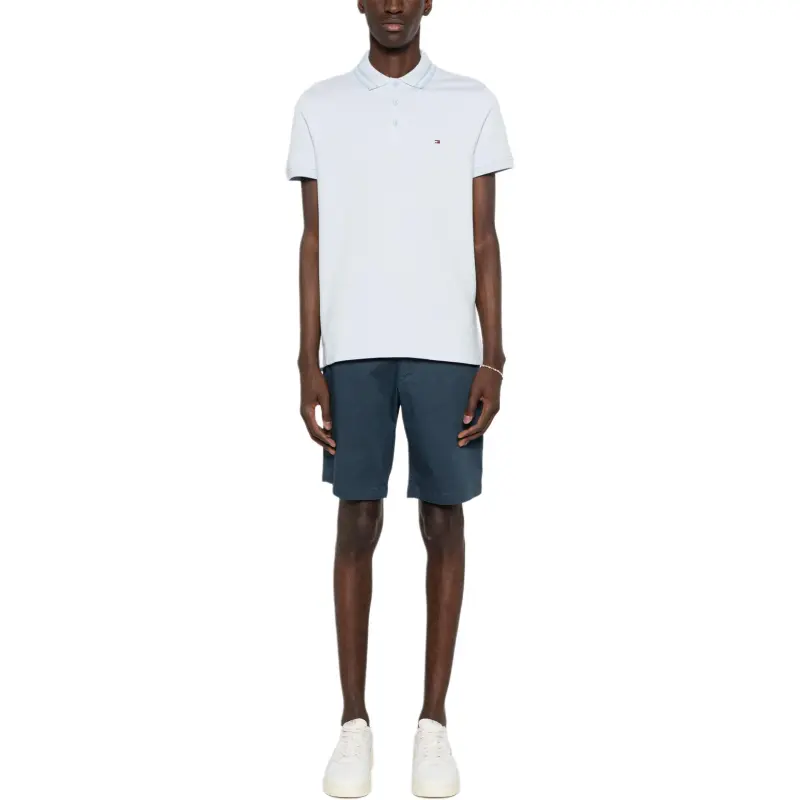 Tommy Hilfiger Logo embroidered Organic Cotton Polo Shirt-1